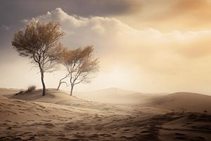 Zwischen Dünen und Himmel: Die einsame Pracht der Bäume