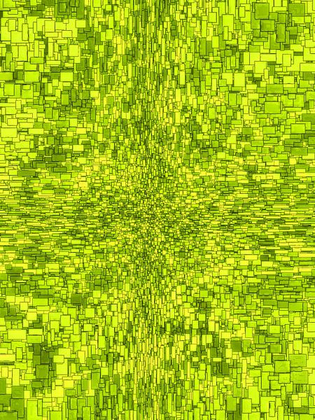 Abstract Style Squares Green Vertical by Hendrik-Jan Kornelis