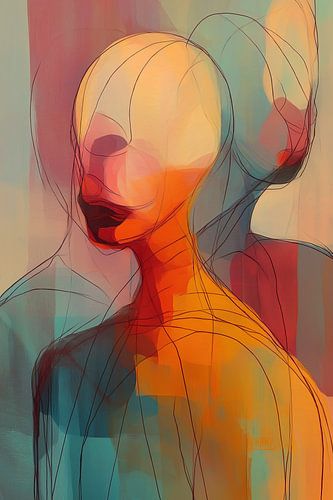 Une superposition abstraite intrigante