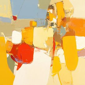 Gele Vlekken van ARTEO Schilderijen