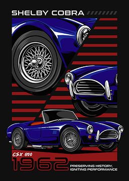 Shelby Cobra CSX 8000 Muscle Car sur Adam Khabibi