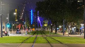 Erasmusbrug  doorkijk, Rotterdam, Nederland van themovingcloudsphotography