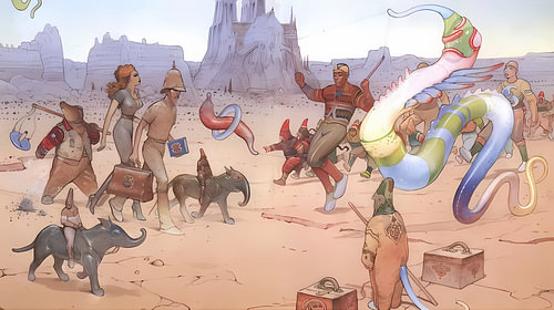 „Caravan“ und „Sky Serpent“