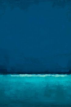 Silence profond en bleu foncé