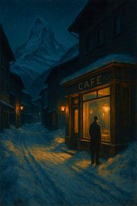 Winterliches Café-Glühen in Zermatt