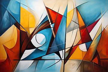 Abstract Painting | Dynamic Play of Colours by Eye catching paintings