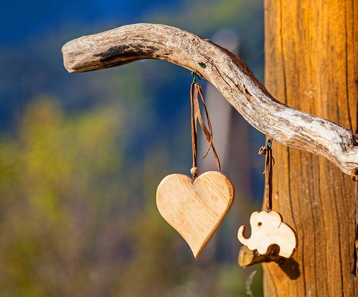 Heart and elephant by Christa Kramer