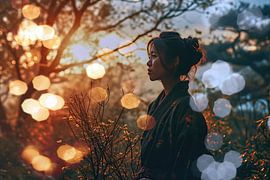 Meditative Abenddämmerung von Frank Heinz