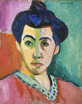 Portret van Madame Matisse. De groene lijn, Henri Matisse