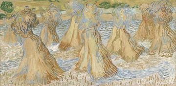 Sheaves of Wheat, Vincent van Gogh