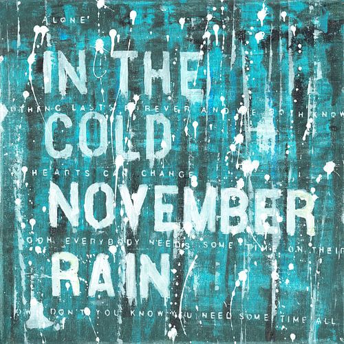 November Rain sur Feike Kloostra