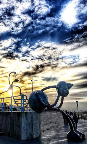 kunst aan het strand van scheveningen