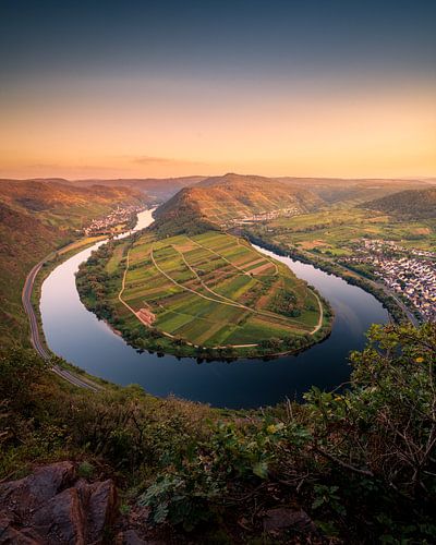 Mosel river at summer