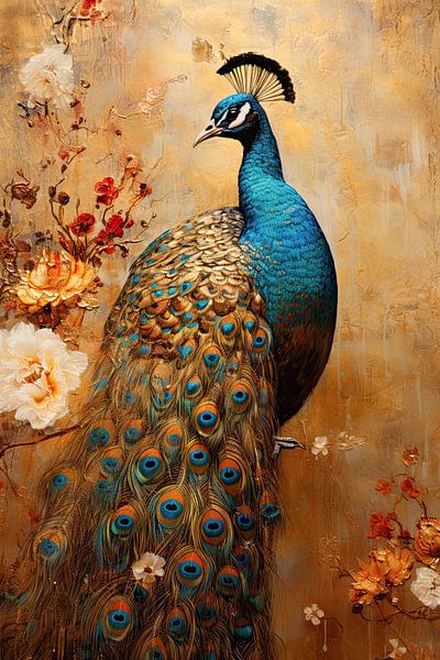 Anmutiger Pfau von Bert Nijholt