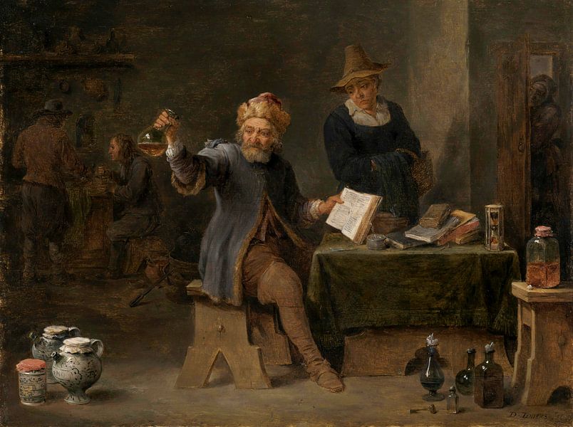 The Village Doctor, David Teniers II by Masterful Masters