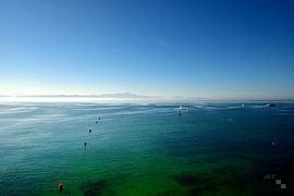 Lake Constance with a view of the Swiss Alps by aRi F. Huber