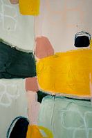 Lively Abstract in yellow and green