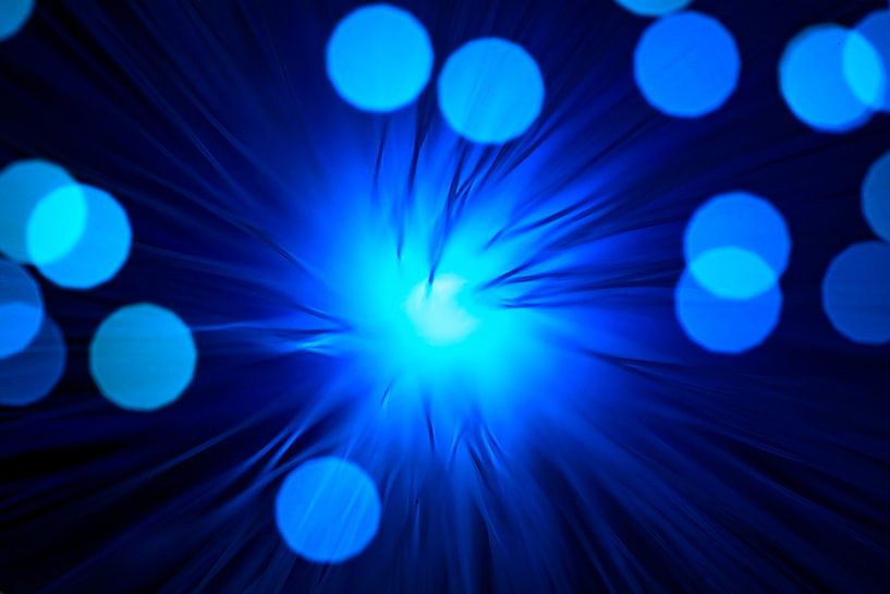 Fiber optics technology concept by Sjoerd van der Wal Photography
