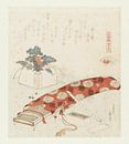 Akoya-Muschel, Katsushika Hokusai, 1821 von Marieke de Koning Miniaturansicht