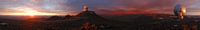 A 360 degree panorama of a unique cloudscape over La Silla
