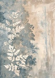 Modern Tuin Planten Schilderij van Bloemen Studio