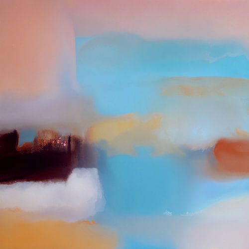 Abstrakte Malerei Pastell