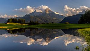 Watzmann Spiegelung im Sommer
