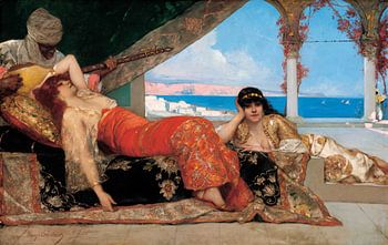 Vrouwelijke favoriet van de Emir - Benjamin Constant - 1879