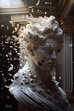 Storm of Statues - Head by Michou