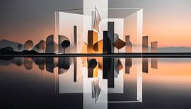 Kunst met patronen en vormen