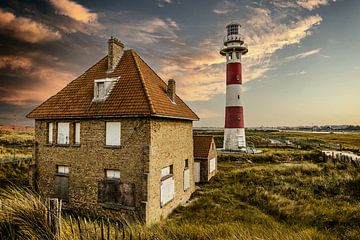 Leuchtturm Nieuwpoort Belgien von Angelique Niehorster