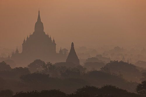 De tempels van Bagan in Myanmar