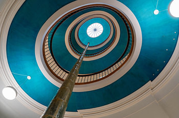 Architectural elegance - perspectives in the stairwell