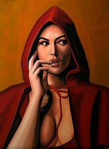 Monica Bellucci Painting von Paul Meijering