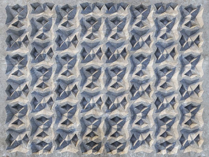Relief E3 Beton von Frans Blok - Fotos, Kunst und weitere Wanddekoration
