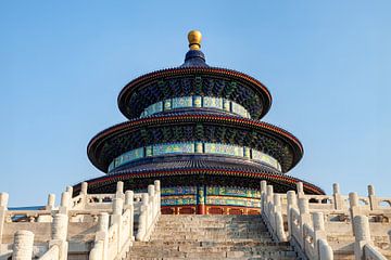 De Tempel van de Hemel in Beijing China van Roland Brack