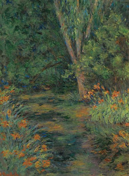 Blumen des Gartens, Blanche Hoschedé-Monet von Meisterhafte Meister