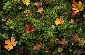 Spaziergang im Herbstwald