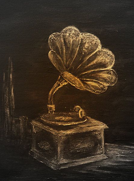 Gramophone 3 by Edeltraut K. Schlichting