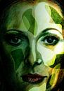 Gezicht in de groene natuur van ART Eva Maria thumbnail