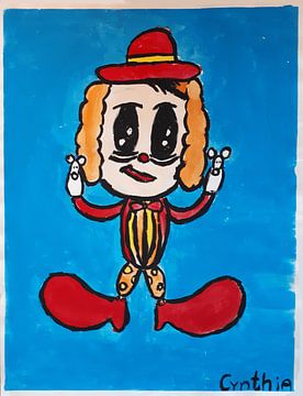 De poppenspeler clown van Cynthia Seinen
