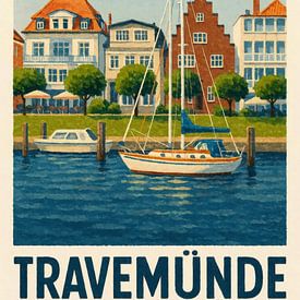 Zomerhaven van Travemünde van Sabine Wagner