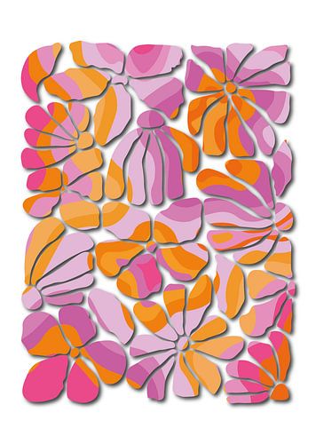 Bloemen in Kleur Schaduw