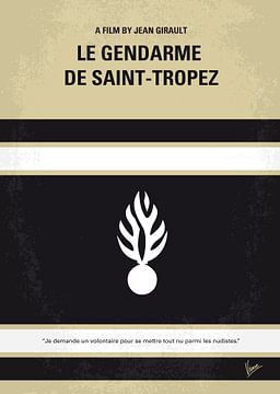 No186 My Le Gendarme de Saint-Tropez minimal movie poster van Chungkong Art