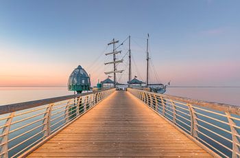 Großsegler in Grömitz an der Pier