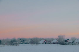 Sunrise in winter in East Frisia by Naturfotograf in Ostfriesland