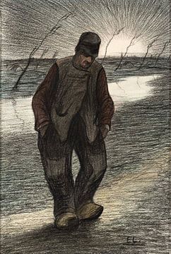 De boer, Eugène Laermans, 1906 van Atelier Liesjes
