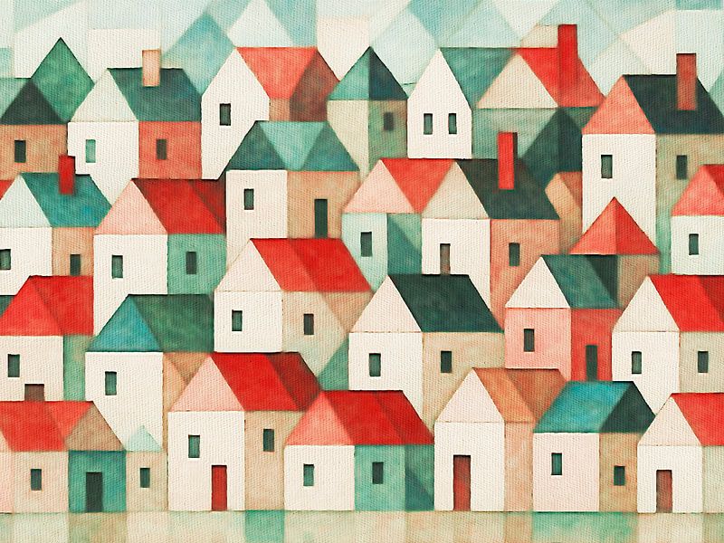 Kleines Dorf 03 von Fernando Vieira