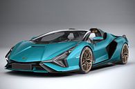 Lamborghini Sian Roadster van Gert Hilbink thumbnail