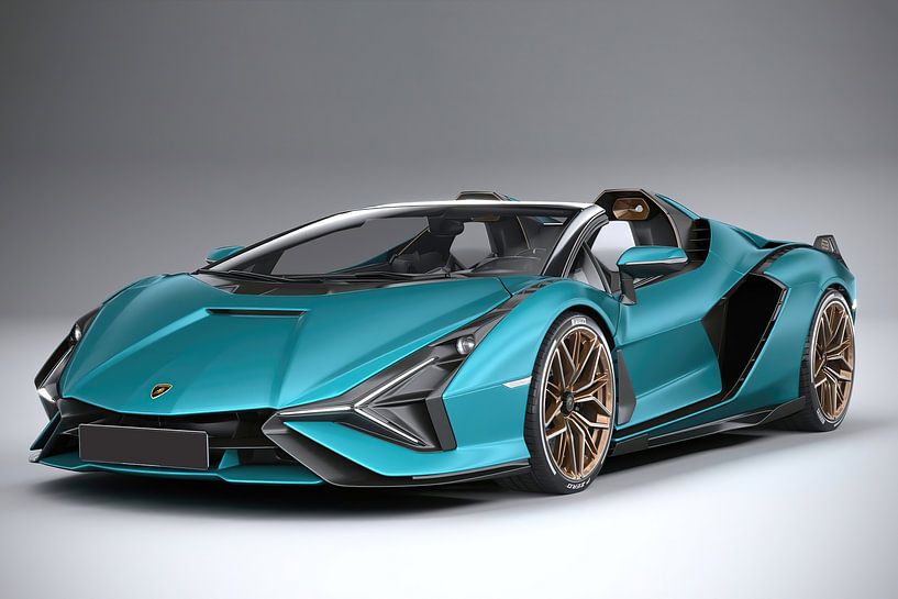 Lamborghini Sian Roadster van Gert Hilbink